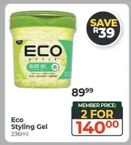 Dis-Chem Eco Styling Gel offer