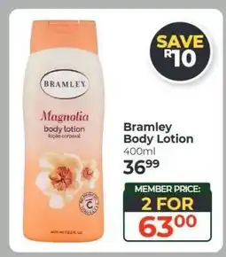 Dis-Chem Bramley Body lotion offer