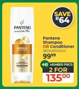 Dis-Chem Pantene Shampoo or Conditioner offer