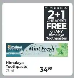 Dis-Chem Himalaya Toothpaste offer
