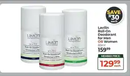 Dis-Chem Lavilin Roll-On Deodorant for Men OR Women offer