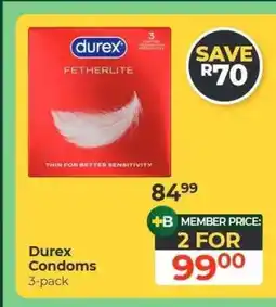 Dis-Chem Durex Condoms offer