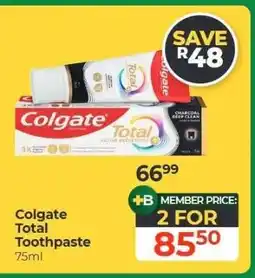 Dis-Chem Colgate Total Toothpaste offer