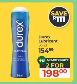 Dis-Chem Durex Lubricant offer
