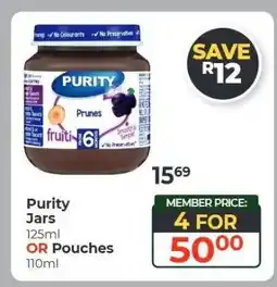 Dis-Chem Purity Jars offer