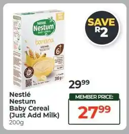 Dis-Chem Nestlé Nestum Baby Cereal (Just Add Milk) offer