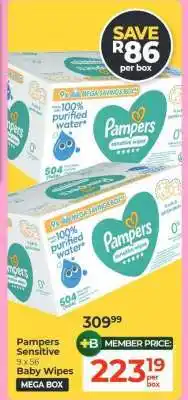 Dis-Chem Pampers Sensitive offer