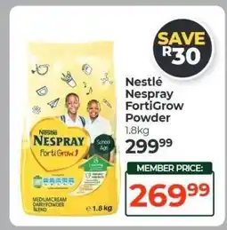 Dis-Chem Nestlé Nespray FortiGrow Powder offer