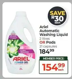 Dis-Chem Ariel Automatic Washing Liquid offer