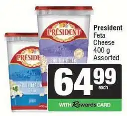 Spar Président Feta Cheese offer