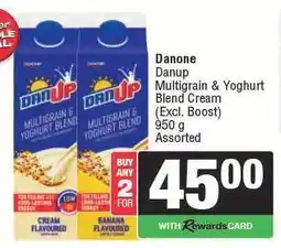 Spar Danone DanUp Multigrain & Yoghurt Blend Cream offer