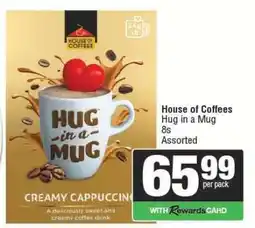 Spar HOUSE OF COFFEES Hug-in a-Mug offer