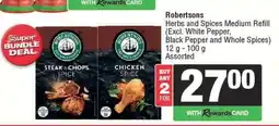 Spar Robertsons Herbs and Spices Medium Refill offer