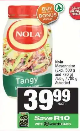 Spar Nola Mayonnaise offer