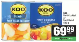 Spar Koo Fruit Cocktail or Fruit Salad offer