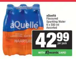 Spar aQuellé Flavoured Sparkling Water offer