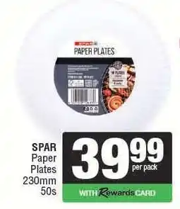 Spar SPAR Paper Plates offer