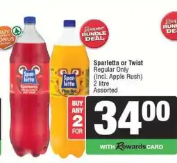 Spar SPARLETTA OR TWIST offer