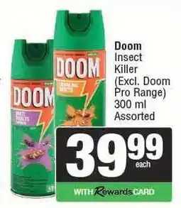 Spar Doom Insect Killer offer