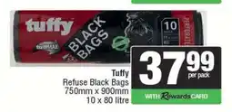 Spar Tuffy Refuse Black Bags offer