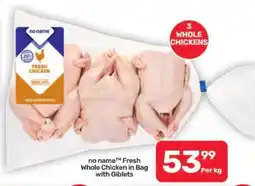 Pick n Pay Hypermarket no name Fresh Whole Chicken in Bag with Giblets offer