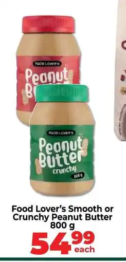 Food Lover's Market Food Lover’s Smooth or Crunchy Peanut Butter offer
