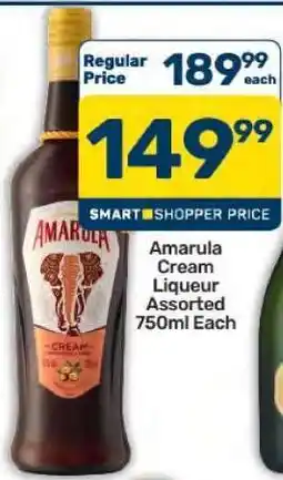 Pick n Pay Hypermarket Amarula Cream Liqueur Assorted 750ml offer