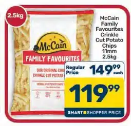 Pick n Pay Hypermarket McCain Family Favourites Crinkle Cut Potato Chips offer