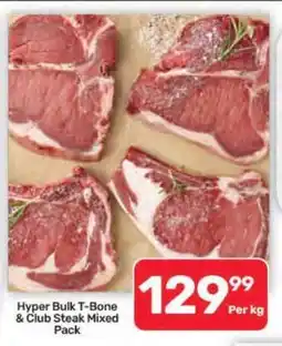Pick n Pay Hypermarket Hyper Bulk T-Bone & Club Steak Mixed Pack offer