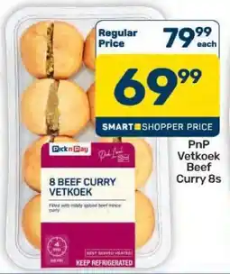 Pick n Pay Hypermarket PnP Vetkoek Beef Curry 8s offer