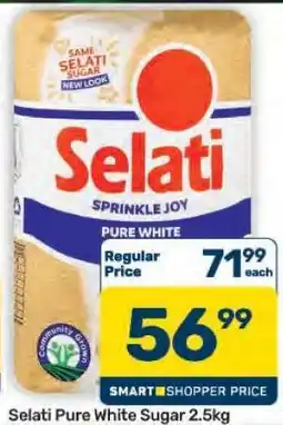 Pick n Pay Hypermarket SELATI PURE WHITE SUGAR 2,5kg offer