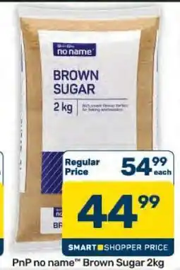 Pick n Pay Hypermarket PnP no name Brown Sugar 2kg offer