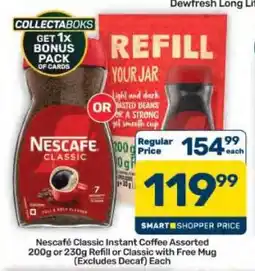 Pick n Pay Hypermarket Nescafé Classic Instant Coffee Assorted offer