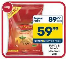 Pick n Pay Hypermarket Fatti's & Moni's Macaroni 2kg offer