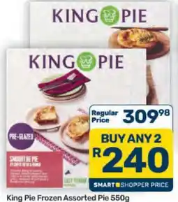 Pick n Pay Hypermarket King Pie Frozen Assorted Pie 550g offer