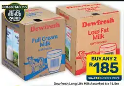 Pick n Pay Hypermarket Dewfresh Long Life Milk Assorted offer