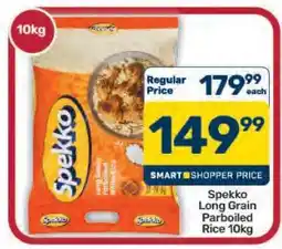 Pick n Pay Hypermarket Spekko Long Grain Parboiled Rice 10kg offer