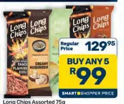 Pick n Pay Hypermarket Long Chips Assorted 75g offer
