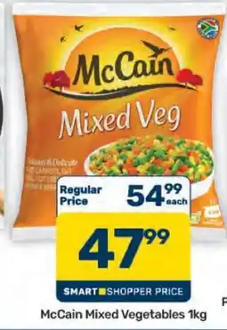 Pick n Pay Hypermarket McCain Mixed Vegetables 1kg offer