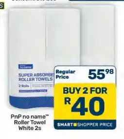 Pick n Pay Hypermarket PnP no name Roller Towel White 2s offer