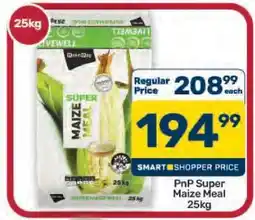 Pick n Pay Hypermarket PnP Super Maize Meal 25kg offer