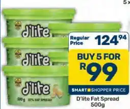 Pick n Pay Hypermarket D'lite Fat Spread 500g offer