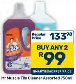 Pick n Pay Hypermarket Mr Muscle Tile Cleaner Assorted-750ml offer