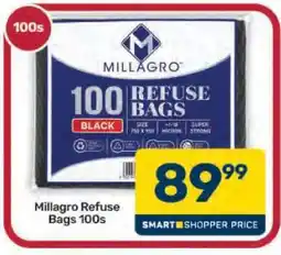 Pick n Pay Hypermarket Millagro Refuse Bags 100s offer