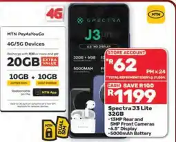 Pick n Pay Hypermarket Spectra J3 Lite 32GB offer