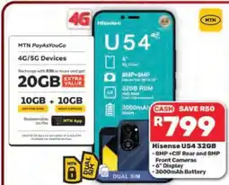 Pick n Pay Hypermarket Hisense U54 32GB offer