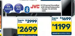Pick n Pay Hypermarket JVC 2.1 Channel Soundbar with Wired Subwoofer offer