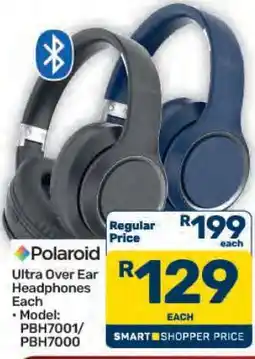Pick n Pay Hypermarket Polaroid Ultra Over Ear Headphones offer