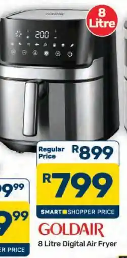 Pick n Pay Hypermarket Goldair 8 Litre Digital Air Fryer offer