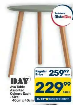Pick n Pay Hypermarket Ava Table offer
